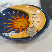 Load image into Gallery viewer, Sun and Crescent Moon Shaped 2 Piece Trinket Dish