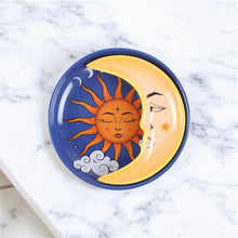 Load image into Gallery viewer, Sun and Crescent Moon Shaped 2 Piece Trinket Dish