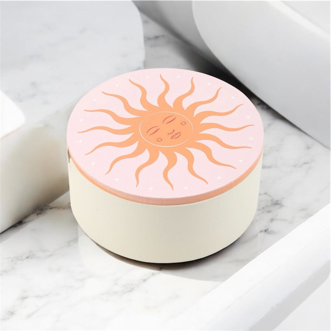 0ff White Sun Design Jewellery Box