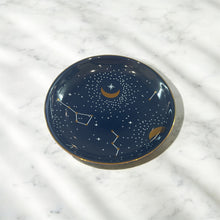 Load image into Gallery viewer, Deep Purple Star Constellations Trinket Dish
