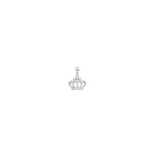 Load image into Gallery viewer, 925 Sterling Silver Cubic Zirconia Crown Pendant / Charm
