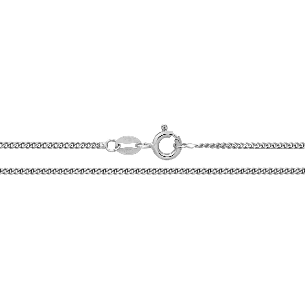 925 Sterling Silver Fine Curb Chain