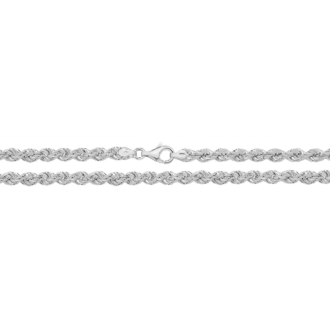 925 Sterling Silver Rope Chain Style 4