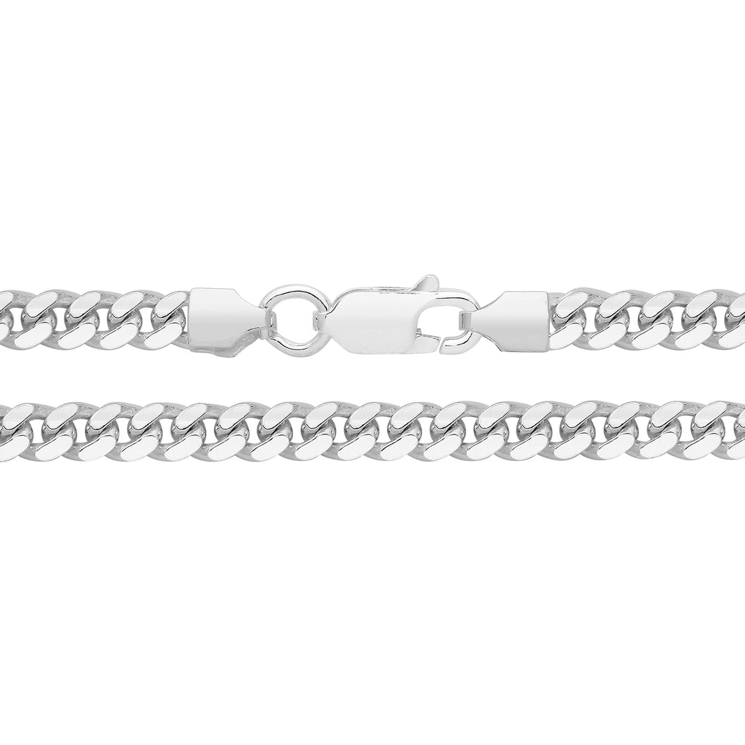 925 Sterling Silver Cuban Link Chain Style 1