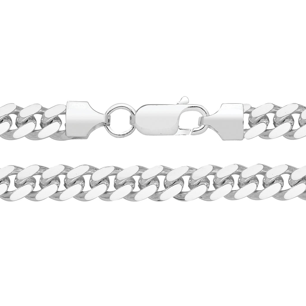 925 Sterling Silver Cuban Link Chain Style 4