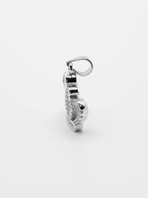 Load image into Gallery viewer, 925 Sterling Silver Cubic Zirconia Crown Pendant / Charm
