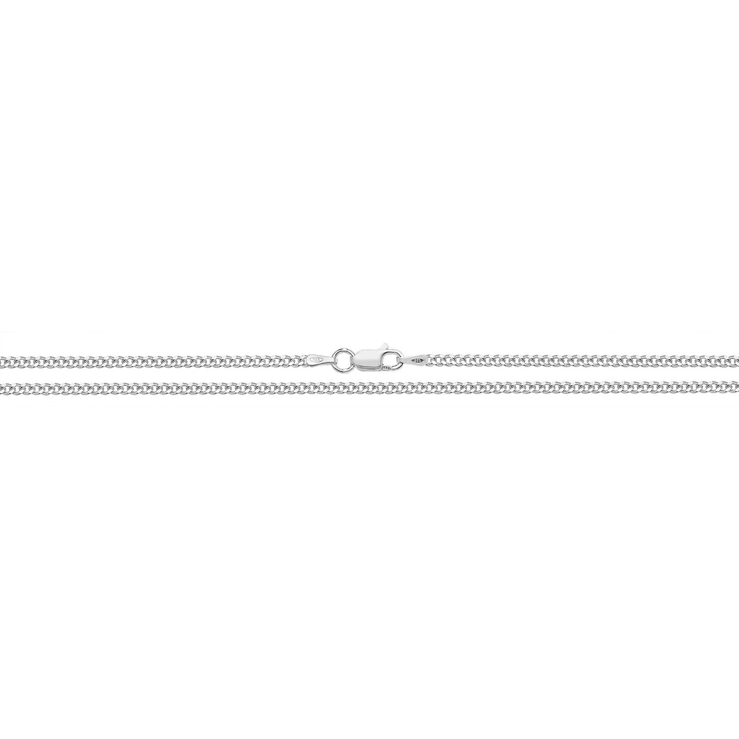 925 Sterling Silver Fine Curb Chain