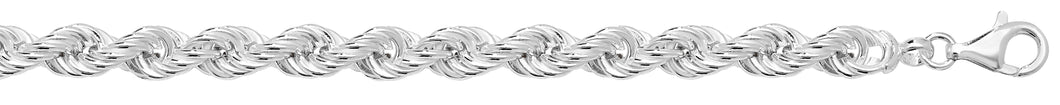 925 Sterling Silver Rope Chain Style 5