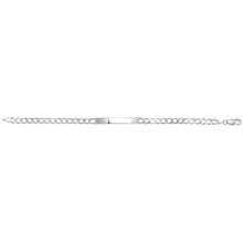 Load image into Gallery viewer, 925 Sterling Silver ID Curb Link Bracelet Style 1
