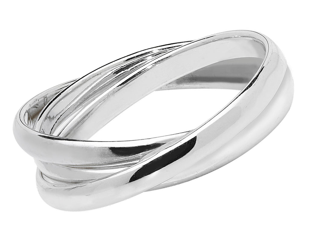 925 Sterling Silver Plain 2.5mm Russian Wedding Ring