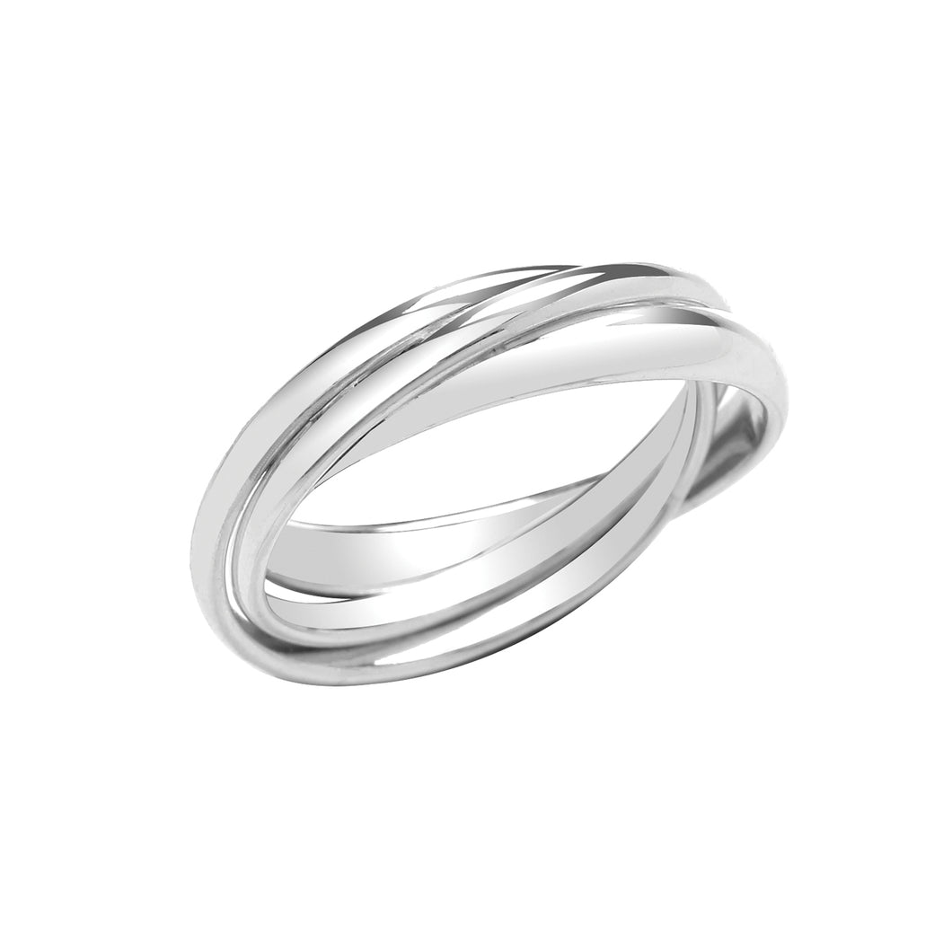 925 Sterling Silver Plain 2mm Russian Wedding Ring